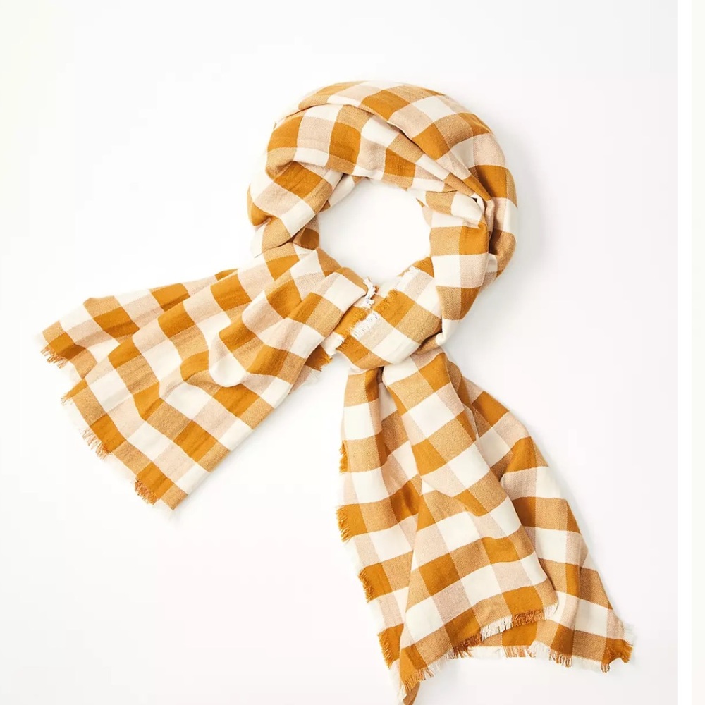 NWT Loft Buffalo Plaid Blanket Scarf